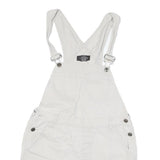 XHILARATI Womens White Cotton Blend Regular Fit Denim Dungarees S W30 L4 Casual