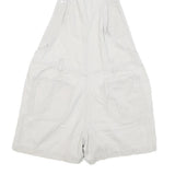 XHILARATI Womens White Cotton Blend Regular Fit Denim Dungarees S W30 L4 Casual