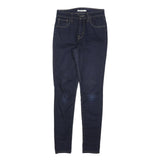 LEVI'S 721 Womens Slim Skinny Denim Dark W26 L30 Stretch Cotton Blend Jeans