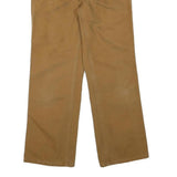 CARHARTT Womens Cotton Blend Brown Regular Straight Trousers W26 L25 Durable