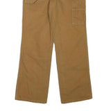 CARHARTT Womens Cotton Blend Brown Regular Straight Trousers W26 L25 Durable