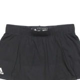 ADIDAS Womens Black Mini Polyester Skirt L Sports Tennis Casual Activewear
