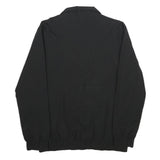PUMA Mens Black Athletic Jacket S Polyester Zip-Up Plain Lightweight Sportswear