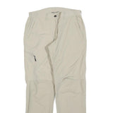 HIGH COLORADO Mens Cotton Blend Beige Slim Straight Trousers W28 L30 Casual
