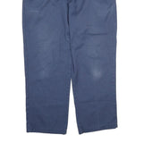 DICKIES Mens Cotton Navy Regular Straight Trousers W38 L30 Workwear Casual