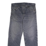 LEVI'S 501 Mens Jeans Blue Regular Straight Denim Medium W34 L29 Button Closure