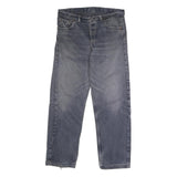 LEVI'S 501 Mens Jeans Blue Regular Straight Denim Medium W34 L29 Button Closure