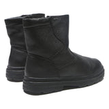 GALLU-TEX Mens Ankle Boots Leather Black UK 7.5 Durable Textured Waterproof