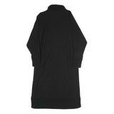 GAP Womens Black Cotton Roll Neck Sweater Dress Knit Long Sleeve S Comfortable