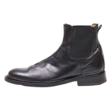 FLOYD Ankle Boots Black Leather Mens UK 7