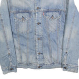 LEVI'S Mens Blue Denim Cotton Button Jacket M Classic Casual Outerwear