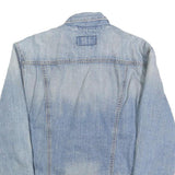 LEVI'S Mens Blue Denim Cotton Button Jacket M Classic Casual Outerwear