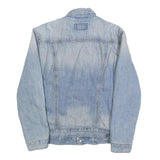 LEVI'S Mens Blue Denim Cotton Button Jacket M Classic Casual Outerwear