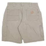 CARHARTT Mens Shorts Beige Casual Cotton Blend M W34 Workwear Pocketed