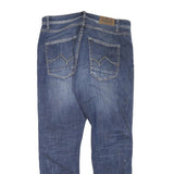 GAUDE JEANS Mens Blue Relaxed Straight Denim Fair W31 L29 Casual Wear