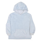 GAP Girls Light Blue Hoodie XL Soft Fleece Pullover Casual