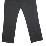 DICKIES Mens Regular Fit Black Cotton Blend Denim Jeans W38 L31 Workwear Zip