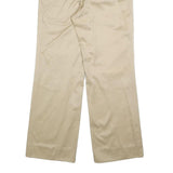 GUCCI Mens Cotton Beige Relaxed Straight Trousers W32 L31 Classic Button Fly