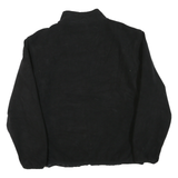 NFL Mens Black Super Bowl XL1 Zip Jacket L Polyester Blend Plain Casual Sport