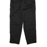 CASUAL LAND Mens Cotton Blend Black Regular Trousers W32 L34 Zip Closure