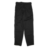 CASUAL LAND Mens Cotton Blend Black Regular Trousers W32 L34 Zip Closure