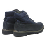 TIMBERLAND Mens Dark Blue Ankle Boots Synthetic UK 8.5 Durable Outdoor Casual