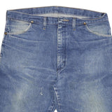 WRANGLER Mens Denim Blue Regular Fit Denim Shorts 2XL W36 Cotton Blend