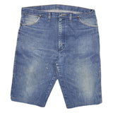 WRANGLER Mens Denim Blue Regular Fit Denim Shorts 2XL W36 Cotton Blend