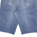 WRANGLER Mens Denim Blue Regular Fit Denim Shorts 2XL W36 Cotton Blend