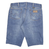 WRANGLER Mens Denim Blue Regular Fit Denim Shorts 2XL W36 Cotton Blend