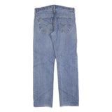 LEVI'S Mens Jeans Blue Regular Straight Denim Light W34 L32 Classic Vintage