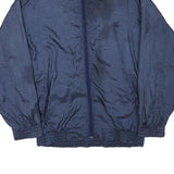 ALUMCOTT Mens Blue Nylon Jacket XL Polyester Blend Zip Closure Lightweight