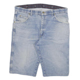 WRANGLER Mens Shorts Blue Casual Denim 2XL W36 Cotton Blend Relaxed Fit