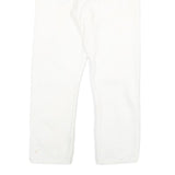 DICKIES Mens Regular Fit White Cotton Blend Jeans W32 L26 Zip Pockets