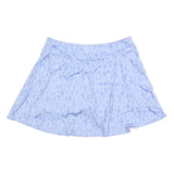 ADIDAS Womens Blue Polyester Blend Pleated Midi Skirt M Athletic Casual