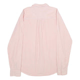 HILFIGER DENIM Mens Pink Cotton Shirt XL Casual Long Sleeve Pocket