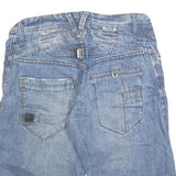 JACK & JONES Mens Shorts Blue Denim Regular M W32 Casual Cotton Blend