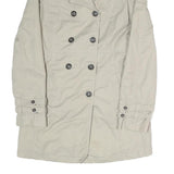 ESPRIT Womens Beige Button Jacket UK 10 Polyester Blend Classic Timeless