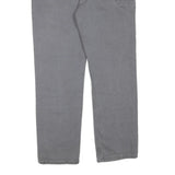 CARHARTT Mens Jeans Grey Regular Straight Denim W38 L31 Workwear Zip Closure