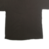 Mens Black Cotton Owl Face Graphic T-Shirt M Short Sleeve Crew Neck