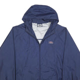 UMBRO Mens Navy Blue Hooded Zip Up Polyester Jacket 2XL Sportswear Light