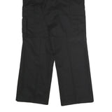DICKIES Mens Black Regular Fit Cargo Trousers W31 L30 Workwear Durable Zip
