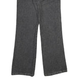 RALPH LAUREN POLO JEANS COMPANY Womens Regular Black Denim Raw W28 L31 Straight