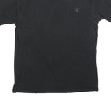 CHAMPION Mens Black Classic T-Shirt M Short Sleeve Crew Neck Chest Logo