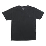 CHAMPION Mens Black Classic T-Shirt M Short Sleeve Crew Neck Chest Logo