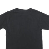 CHAMPION Mens Black Classic T-Shirt M Short Sleeve Crew Neck Chest Logo