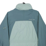 MAMMUT Womens Blue & Light Blue Outdoor Jacket S Polyester Blend Zip Pockets