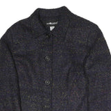 SAG HARBOUR Womens Blue Coach Jacket UK 6 Polyester Blend Woven Plain Classic