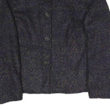 SAG HARBOUR Womens Blue Coach Jacket UK 6 Polyester Blend Woven Plain Classic