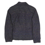 SAG HARBOUR Womens Blue Coach Jacket UK 6 Polyester Blend Woven Plain Classic